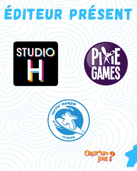 Lire la suite à propos de l’article Editeurs: Pixie Games, Studio H et Surfin’Meeple