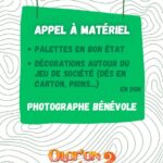 Appel à materiel